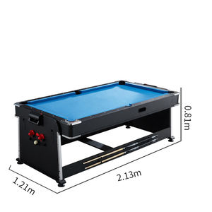 2025 populaire 4 en 1 multi-jeux <span class=keywords><strong>billard</strong></span> Table de <span class=keywords><strong>billard</strong></span> <span class=keywords><strong>Air</strong></span> Hockey Table de tennis et dessus de salle à manger - Product Image 6