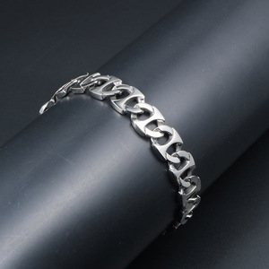 European American Style <b>Titanium</b> Steel Bracelet <b>Chain</b> Unisex Party Jewelry CE070 - Product Image 4