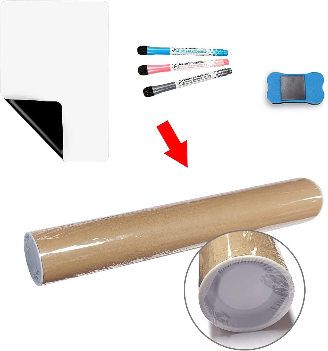 12x8 дюймов Магнитный сухой стереть домашний кухонный холодильник белая доска магнитный календарь