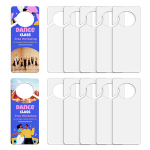 ป้ายแขวนประตู PET แบบเปล่าสำหรับงานซับลิเมชั่น พิมพ์ได้สองด้าน ป้ายสั่งทำพิเศษสำหรับตกแต่งบ้าน โรงแรม สำนักงาน ห้องเรียน และงานอีเว้นท์ - Product Image 5