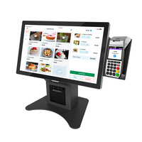 Kiosco de Autoservicio con Pantalla Táctil de 21.5 Pulgadas para Pedidos y Pagos, con Impresora, Cámara y Escáner, para Restaurantes y Tiendas Minoristas