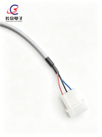 Konektor 3Pin Kustom Sensor Suhu NTC 10K 3950 Kabel Probe Termistor Tahan Air untuk Peralatan Rumah Tangga