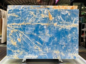 UnionStone Blue Onyx Natural Translucent Backlit Eco-Friendly Modern Waterproof Polished Big Slab Indoor Hotel Graphic Design - Product Image 4
