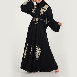 2019 alla moda abito musulmano di Design quotidiano da donna Jubah disegna Dubai per <span class=keywords><strong>Abaya</strong></span> <span class=keywords><strong>nero</strong></span> - Product Image 3