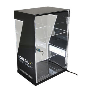 Estante de exhibición para fumar, mueble de tienda de tabaco con logotipo personalizado y logotipo grabado, producto Acrílico - Product Image 1