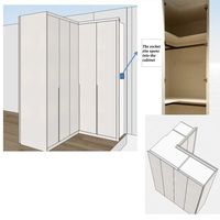 Servicios de diseño arquitectónico de renderizado 3D para el hogar moderno en línea para el edificio de la cocina del apartamento, incluido el dormitorio