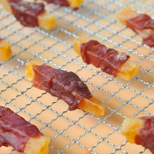 Snacks de Carne Sin Granos para Perros, Bocadillos para Gatos, Tiras de <span class=keywords><strong>Pollo</strong></span> Deshidratado Envueltas en Camote Dulce para Perros - Product Image 3
