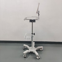 Chariot médical en métal de haute qualité, chariot à main moderne pour tablette iPad avec verrou, chariots médicaux pour tablette d'échographie