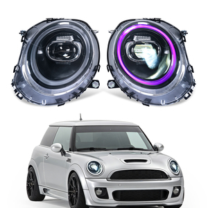 Phares RGB archaïques pour Mini Cooper R56 2007-2013 MINI Cooper S One <span class=keywords><strong>D</strong></span> R55 R57 R58 JCW CLUBMAN Convertible, phare avant LED - Product Image 1