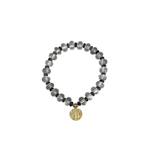 Yinruitai 925 Sterling Silver <b>Bracelet</b> With Natural White Crystal <b>Beads</b> Adjustable Minimalist Design For Women Everyday Wear - Product Image 5