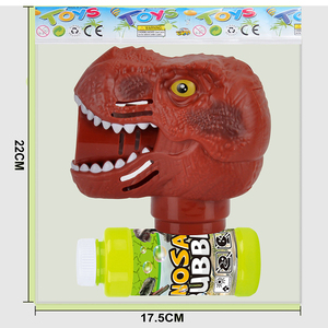 MILI Bubble Machine Magic Children's Dinosaur Head Bubble Shooter Gun Juguete Máquina <span class=keywords><strong>de</strong></span> plástico <span class=keywords><strong>de</strong></span> burbujas <span class=keywords><strong>de</strong></span> jabón para niños - Product Image 2
