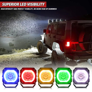 Barre lumineuse LED RGB 4 pouces pour UTV <span class=keywords><strong>Jeep</strong></span> <span class=keywords><strong>Wrangler</strong></span> JK Tundra Jimny Highlander F-150 Can-Am X3 Maverick - Product Image 4