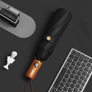 Parapluie d'affaires pliable personnalisé avec logo de marque pour cadeaux promotionnels et salons professionnels - Product Image 2