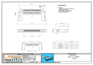 Connecteur de boîtier FIR-H-xx 0,5 mm, direct usine, connecteur femelle fil-carte pour PCB, connecteur de haute qualité - Product Image 2