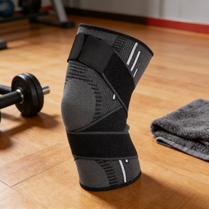 Rodillera de Compresión con Protección Avanzada, Transpirable y Antideslizante <span class=keywords><strong>para</strong></span> Hombres, <span class=keywords><strong>para</strong></span> Baloncesto y Senderismo - Spandex y Nailon - Product Image 6