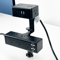 Multiprise de bureau double niveau 13 prises CA standard US, fabricant de rallonges de bureau