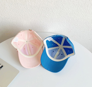Cappellino Sportivo Personalizzato con Logo Ricamato, <span class=keywords><strong>12</strong></span> Colori, in Cotone Liscio a 6 Pannelli, Berretto da Baseball per Bambini, Ragazze, Protezione Solare, Cappello da Papà Unisex - Product Image 6