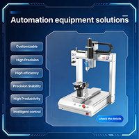 Machine de distribution de colle en silicone 3D à 5 axes, robot de distribution de bureau à axe rotatif