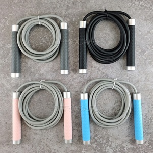 Poignée en Aluminium, <span class=keywords><strong>grande</strong></span> <span class=keywords><strong>corde</strong></span> <span class=keywords><strong>à</strong></span> <span class=keywords><strong>sauter</strong></span> lourde en PVC, avec des roulements <span class=keywords><strong>à</strong></span> boules, pour exercices de gymnastique <span class=keywords><strong>à</strong></span> domicile, 1 LB - Product Image 5