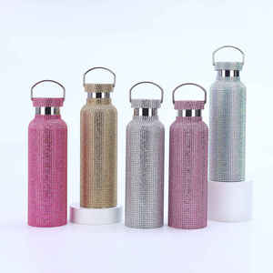 Creative Rhinestone-decorated Stainless Steel Vacuum Large-capacity Leak-proof Eco-friendly Portable Thermos Cup - Product Image 6