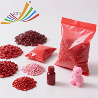 Masterbatch de couleur rouge haute technologie pour coloration de plastiques ABS/PC/PET/PS/PVC, antistatique, haute brillance, pour moulage de qualité médicale