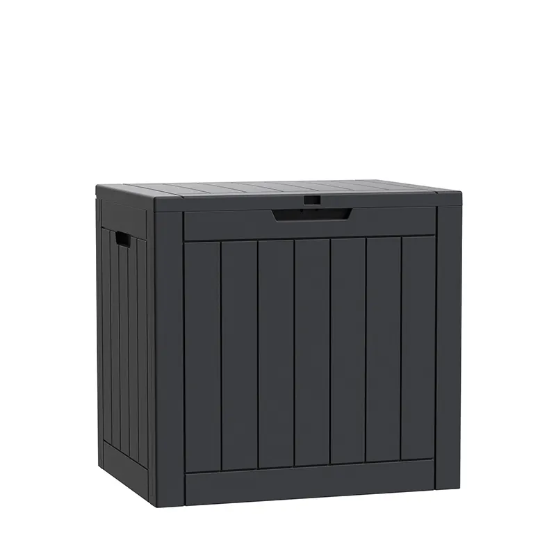 Portable Small Garden Pool Deck Box 30 Gallon Out Door Storage Units Box