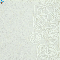 Hangzhou Usine En Gros Nouveau Design Blanc 100% Polyester Tissus Oeillet Broderie Tissu Pour Les Femmes De Mode Robe Vêtements