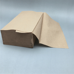 Toalla de <span class=keywords><strong>papel</strong></span> <span class=keywords><strong>desechable</strong></span> de 1 capa reciclada Kraft V Fold Hand <span class=keywords><strong>Papel</strong></span> de lavado de baño sin núcleo - Product Image 4