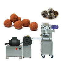 Machine à former des boules de pâte à biscuits, machine à rouler et à emballer des boules de dattes, ligne de production de bouchées protéinées