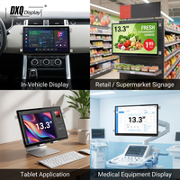 Layar AMOLED EDP IPS 2K 13,3 Inci 60 HZ 450nits 2880*1800 13,3 Inci untuk Tablet Otomotif dan Dalam Kendaraan