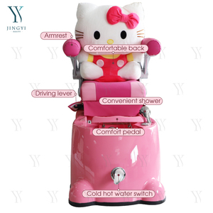 Salon de manucure enfants spa chaise de pédicure bonjour <span class=keywords><strong>kitty</strong></span> couleur rose réglable enfant chaise de massage des pieds pédicure et manucure à vendre - Product Image 4