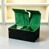 Boîte de rangement double face personnalisée pour dés et cartes de collection TCG, vente en gros d'usine