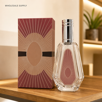Flacon de parfum en verre facetté personnalisé vide avec bouchon argenté, flacon atomiseur de luxe rechargeable, vente en gros, logo personnalisé