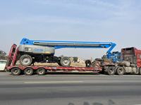 Plateforme élévatrice télescopique Genie SX-125 XC d'occasion, 40 m, plateforme de travail en hauteur, capacité élevée, avec support pour pièces de rechange