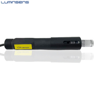 Sensor portátil de nitrógeno amoniacal OEM de fabricante de la LMS-NH4100, Protocolo RS485 Modbus, máquina de prueba de calidad del agua, medidor de iones NH4 +
