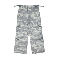 Pantalon de survêtement décontracté Y2K pour homme et femme, coupe ample, motif camouflage neige, style parachute, idéal pour la randonnée et la course à pied