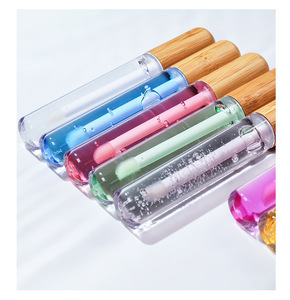 Venta al por mayor de alta calidad 10 aceite de labios con sabor a frutas brillo de labios vegano Etiqueta Privada aceite de labios hidratante transparente de larga duración Plumper - Product Image 2