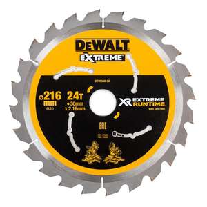 DEWALT - DT99569-QZ XR FLEXVOLT 216mm <b>Blade</b> for Cordless <b>Mitre</b> <b>Saw</b> - EAN 5035048542309 <b>BLADES</b> AND CUT DISCS <b>BLADES</b> FOR CROPPERS - Product Image 1