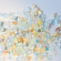 Xiaohongshu DIY Wearable Nail Art Material Kit 3D Glitter Diamantes de imitación sueltos y 111-150 Accesorios de vidrio Diseño simple fresco