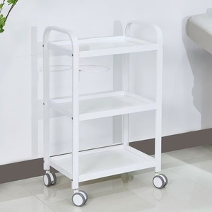 High Quality Hot Sale Multifunctional Metal Salon <b>Trolley</b> | Storage Cart for Nail Salon, Barber Shop, Beauty Salon - Product Image 5