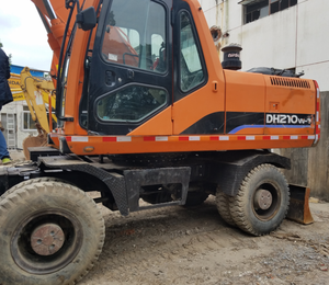 Doosan-excavadora de segunda mano DH210W, excavadora de ruedas segunda mano, precio bajo en shanghai - Product Image 6