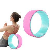 Rueda de ejercicio de yoga Pilates para aliviar el dolor de espalda y terapia muscular Rueda de yoga