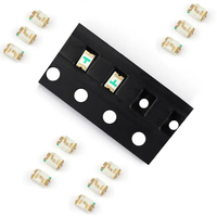 LED SMD Epistar Sanan Chip 0805 clignotante rouge bleu vert RGB pour écran d'affichage publicitaire, durée de vie de 50 000 heures