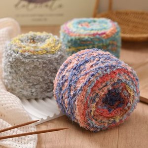 Palla di lana Ultra morbida colorata 100g con motivo <span class=keywords><strong>Vintage</strong></span> sfumato filato misto - Product Image 5