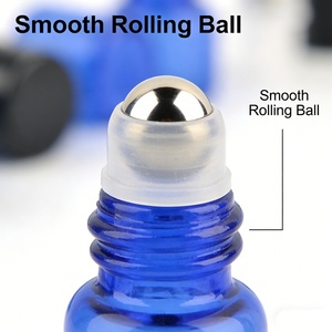 Custom 1ml Luxury Mini <b>Roll</b> <b>on</b> Bottle Empty Refillable Glass Spa Round Roller Bottle for Essential Oil Serum Cosmetic - Product Image 4
