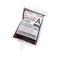 Sac de Sang d'Infusion d'Halloween 75ML Faux Plasma Zombie Vampire PE Plastique Vente en Gros