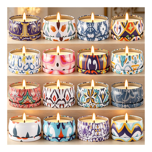 Bougies en pot Bliss, emballage en métal, mélange d'arômes élégants, souvenir de voyage, sélection boutique pour les fêtes, série premium - Product Image 6