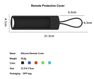 Venta al por mayor de fábrica Estuches de control remoto de silicona Fire Stick Remote Cover para Fire TV Stick <span class=keywords><strong>4K</strong></span> - Product Image 3