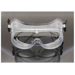 防塵耐衝撃性アイプロテクション安全ゴーグル弾性バンド付き快適な着用 - Product Image 5