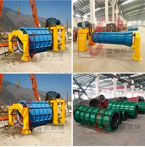 Concrete Cement Irrigation Water Pipe Making Drain Channel Machine Machinery Of China For Sale